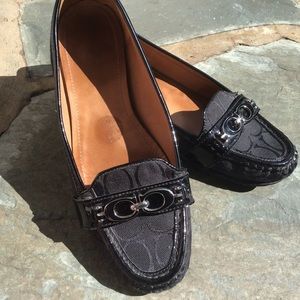 Coach C Black Loafers Enrica